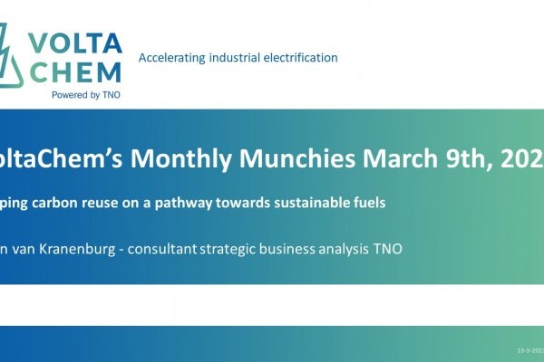  VoltaChem’s Monthly Munchies: Shaping carbon reuse on a pathway towards sustainable fuels